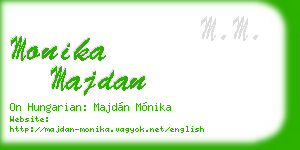monika majdan business card