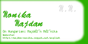 monika majdan business card